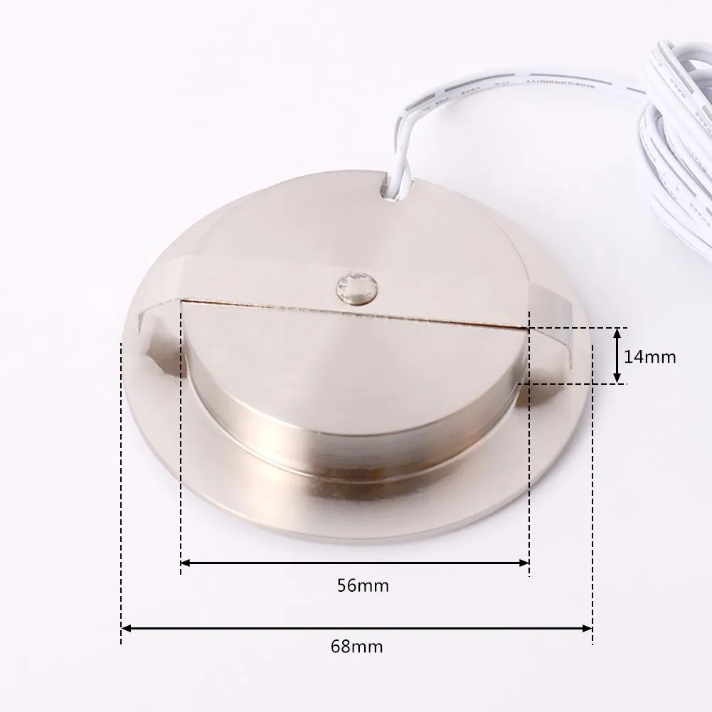 12V Low Voltage Ultra-Thin Concealed Mini LED Downlight LED Display Cabinet Light Kitchen Cabinet Light With 2M Terminal Wire