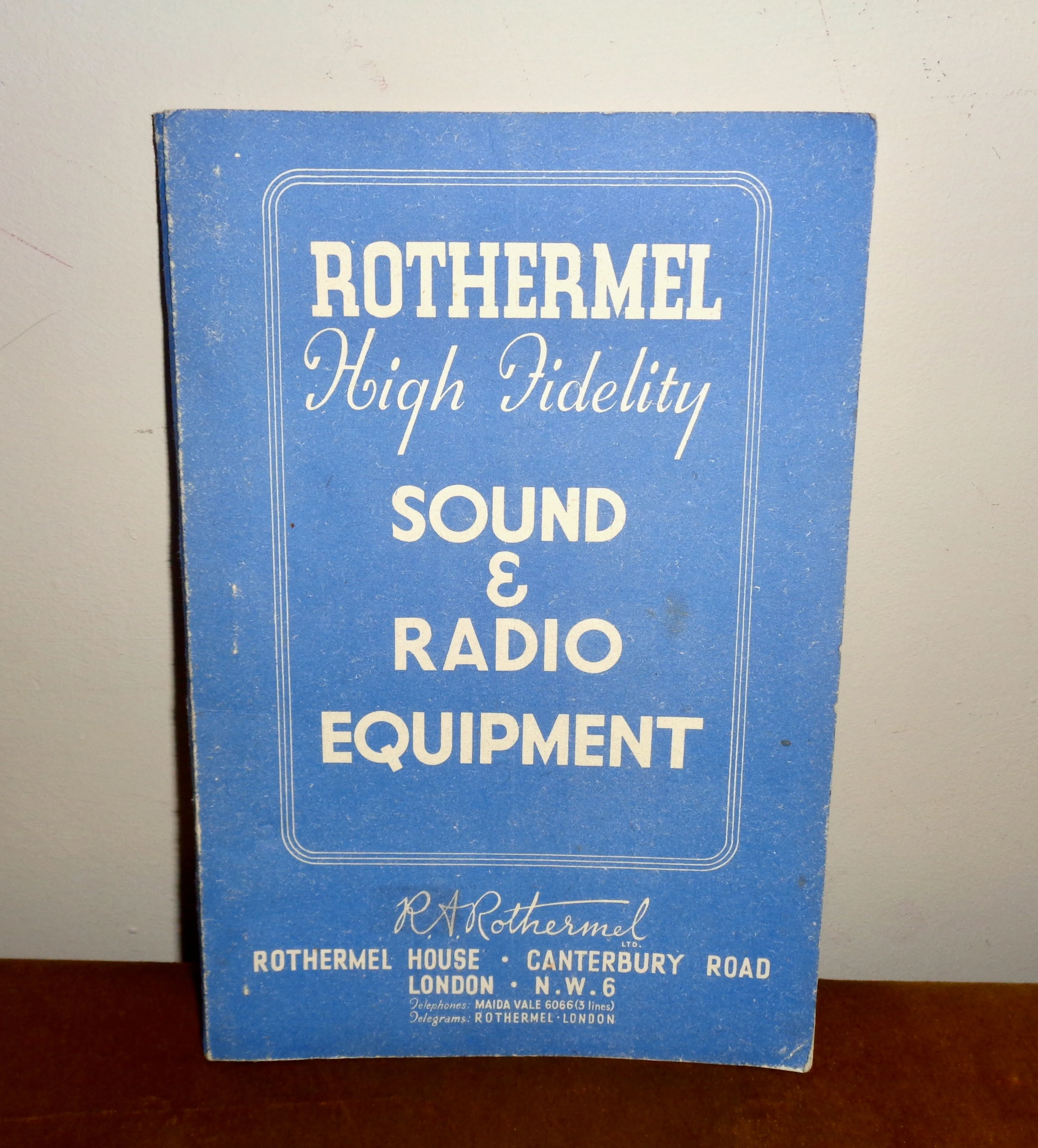 1940s Rothermel High Fidelity Sound & Radio Equipment Booklet