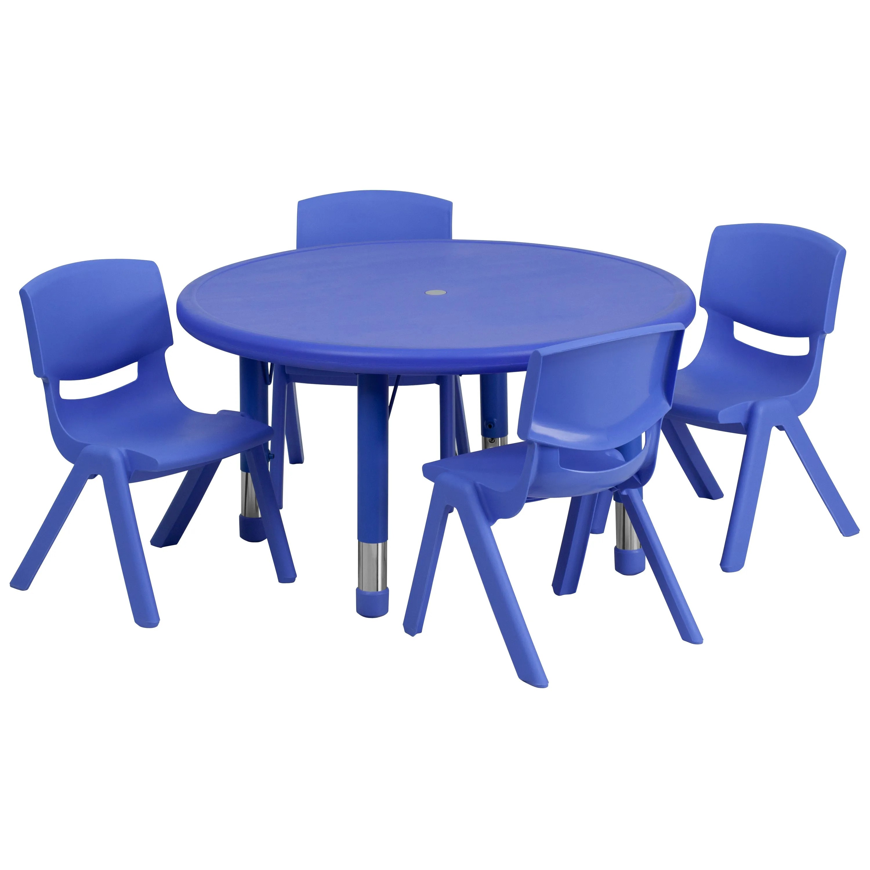 33RD Blue Activity Table Set YU-YCX-0073-2-ROUND-TBL-BLUE-E-GG