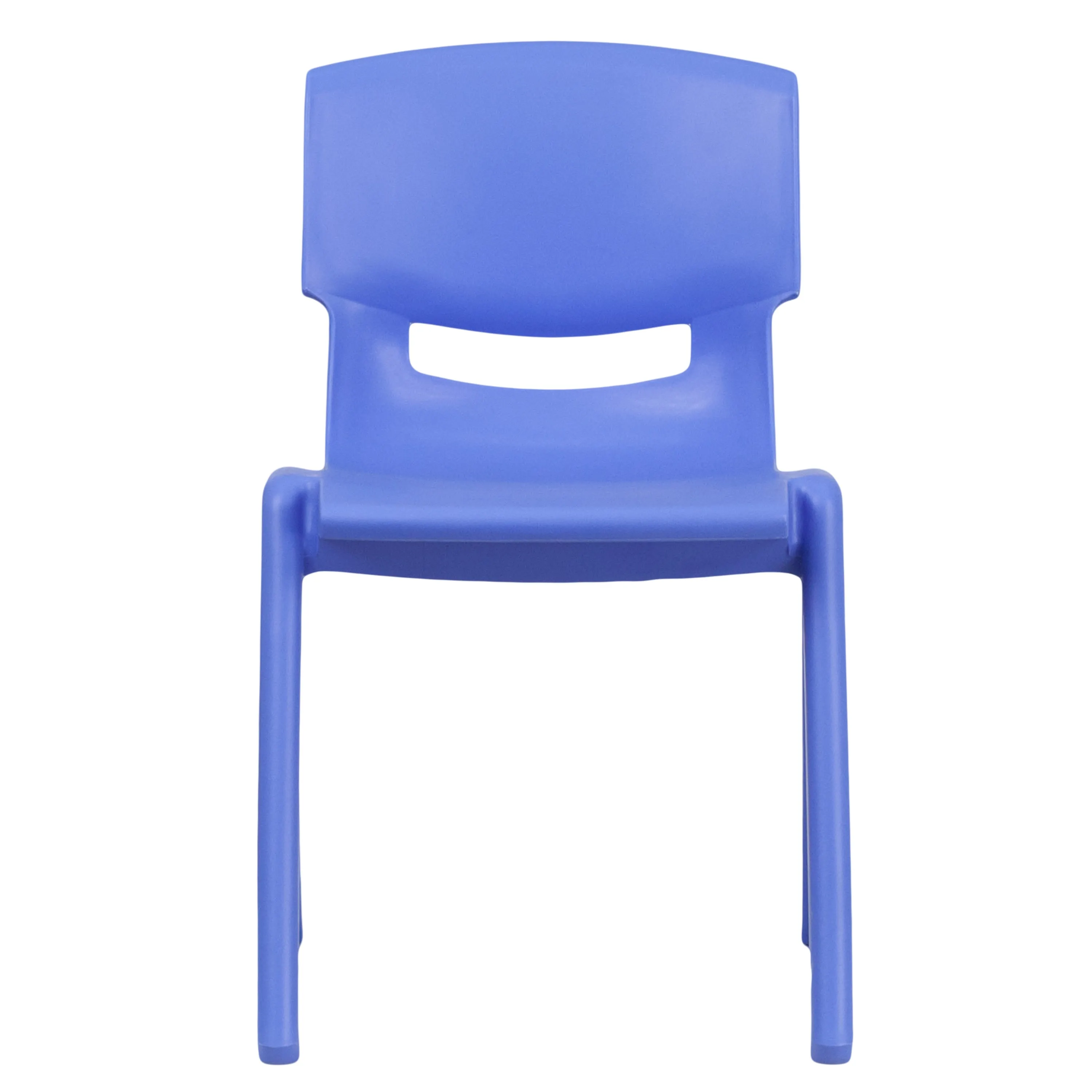 4 Pack Plastic Stackable School Chairs with 13.25" Seat Height