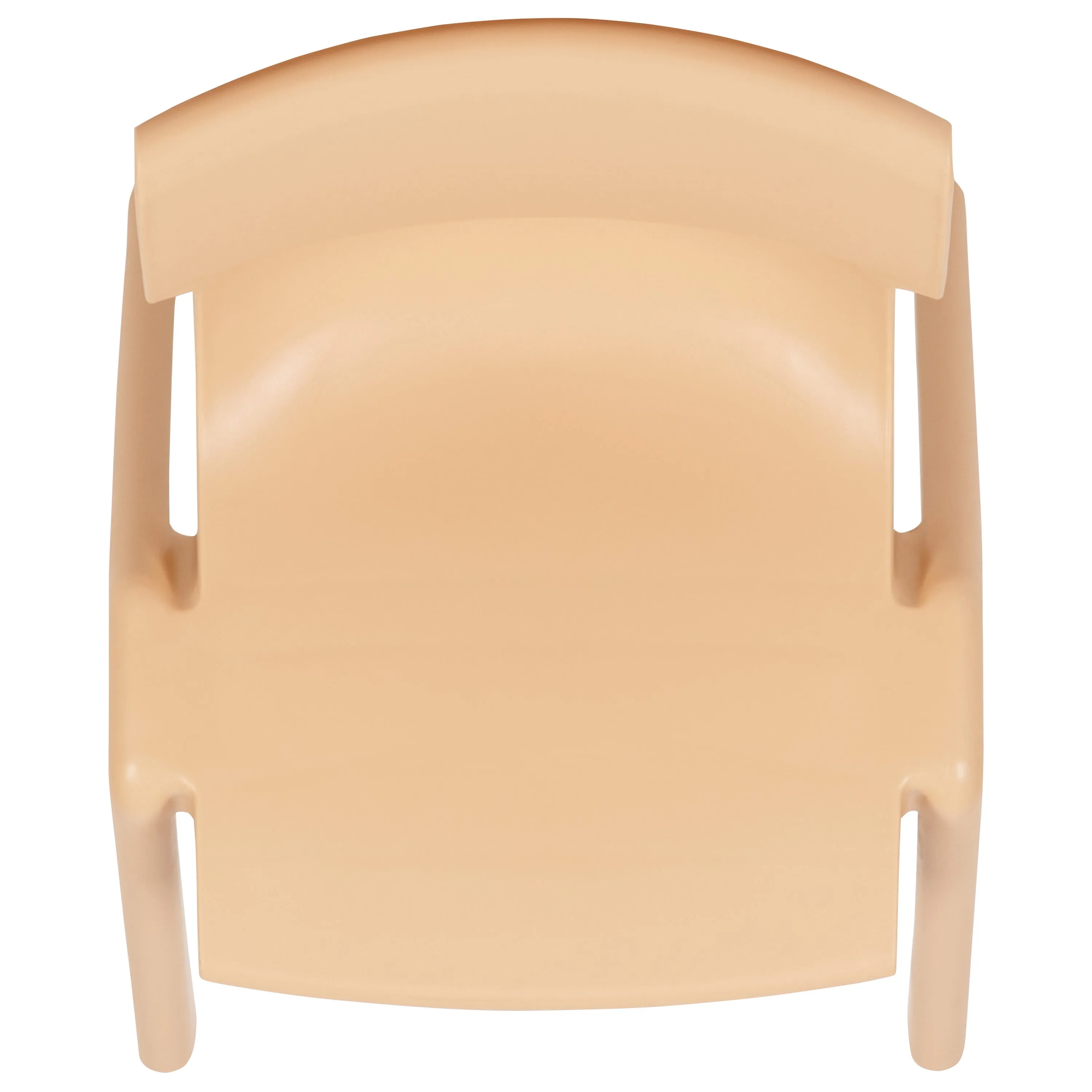 4 Pack Plastic Stackable School Chairs with 13.25" Seat Height