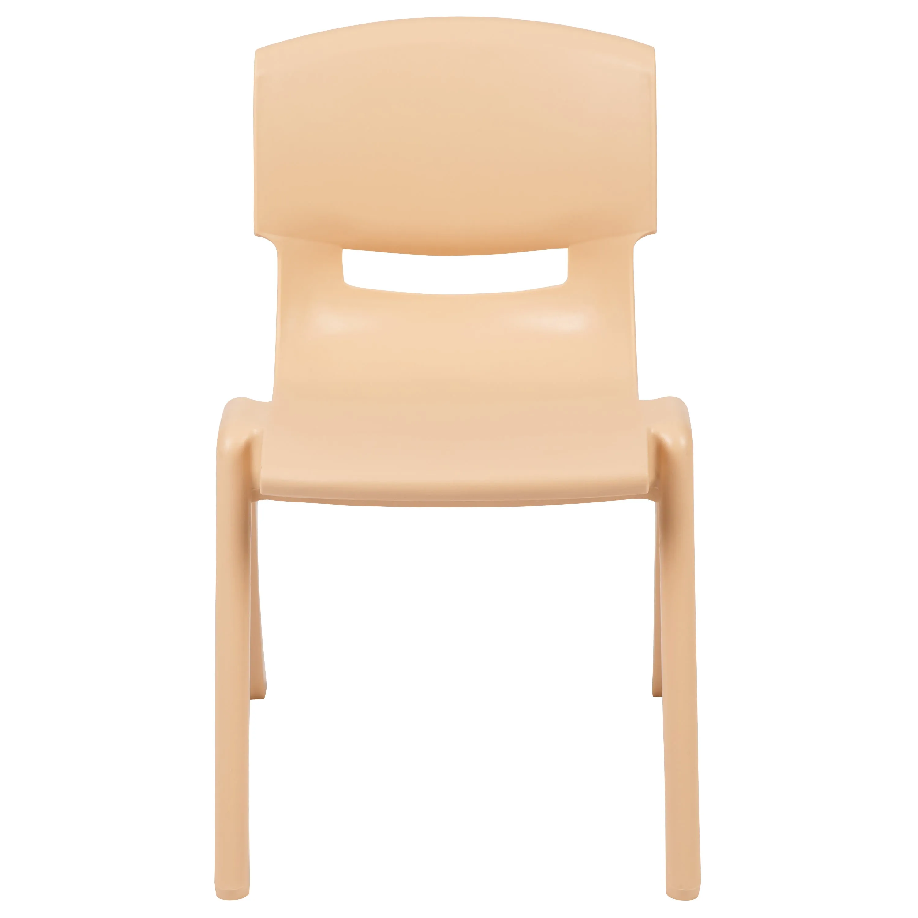 4 Pack Plastic Stackable School Chairs with 13.25" Seat Height