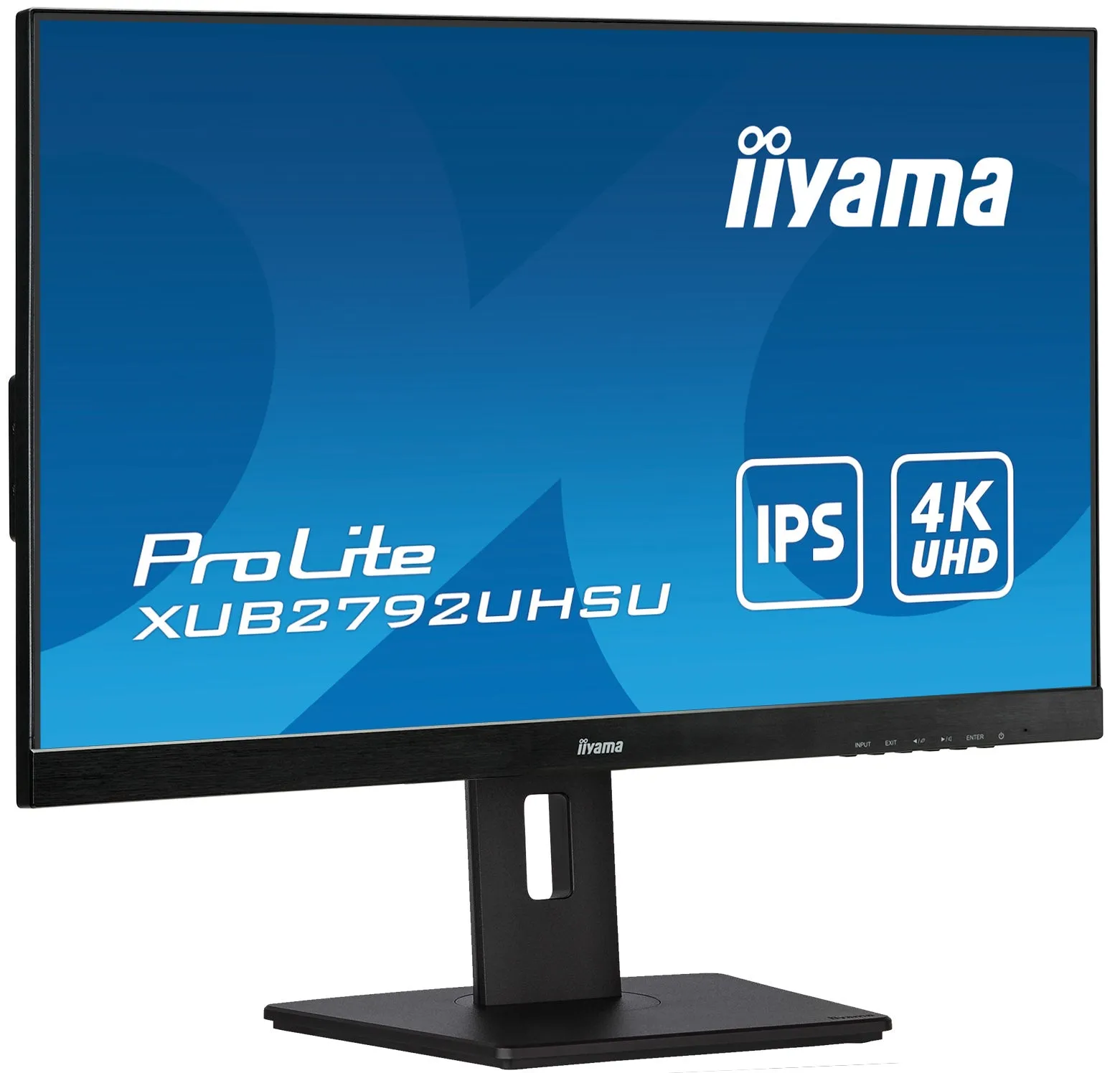 68,6Cm/27" (3840X2160) Iiyama Prolite Xub2792uhsu-B5 4K Led Ips 60Hz 4Ms Hdmi Dp Usb-C Ls Black