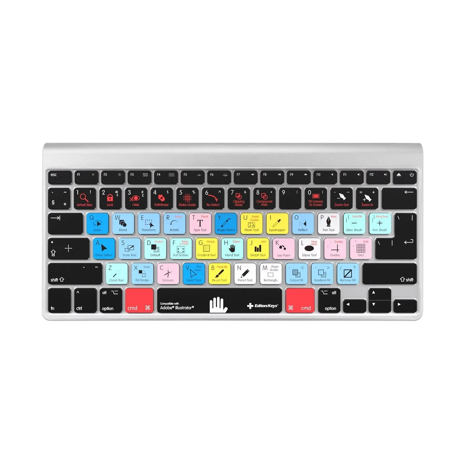 Adobe Illustrator Keyboard Covers for MacBook and iMac