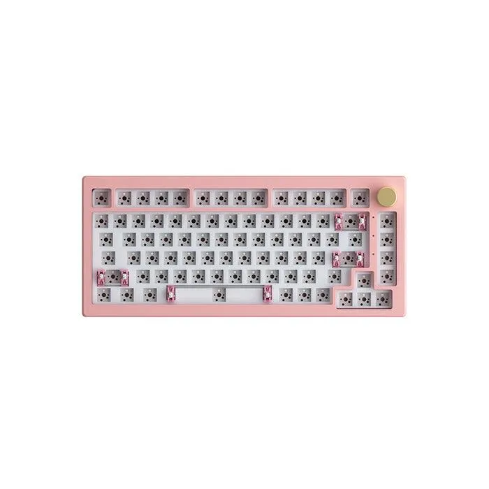 AKKO 5075S Barebone Custom Mechanical Keyboard Hot-Swappable DIY Kit Gasket Mount (Pale Dogwood)