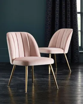 AMY PINK VISITOR CHAIR | Comfortable chairs for work