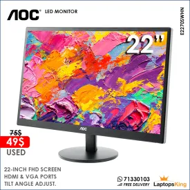 Aoc 22" E2270SWHN Fhd Led Monitor (Used Very Clean)