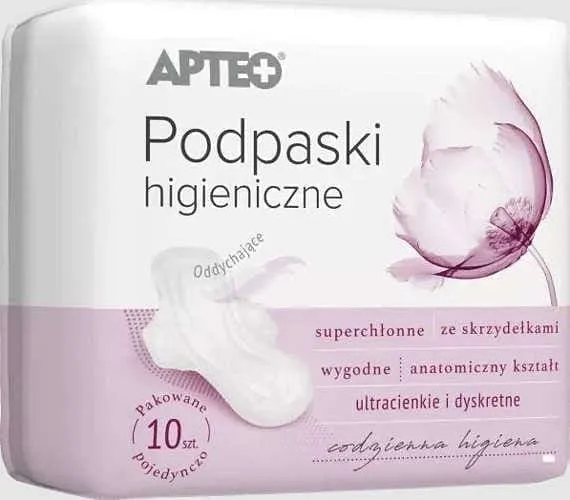 Apteo ultra-thin sanitary pad x 10 napkins