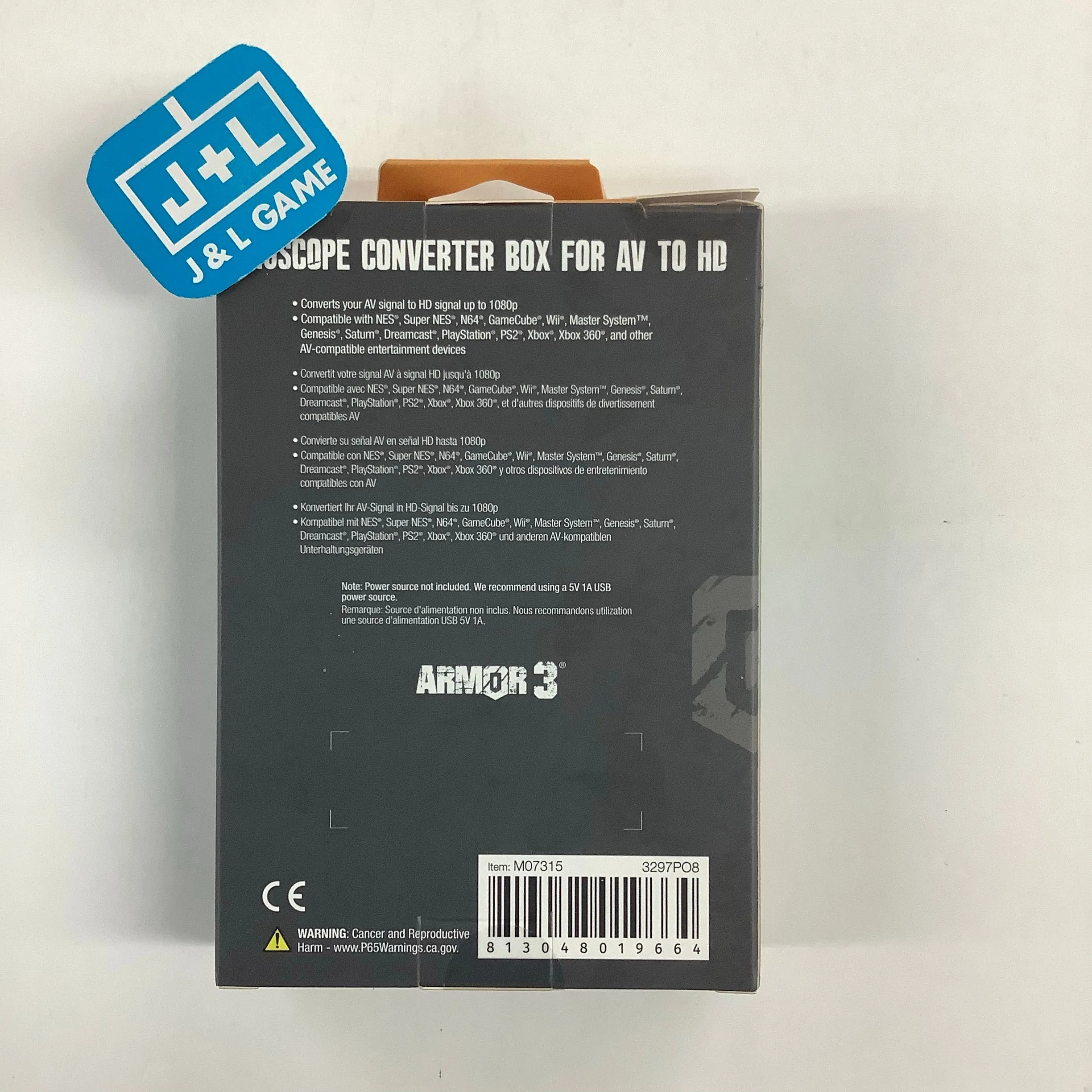 Armor3 NuScope Converter Box for AV to HD