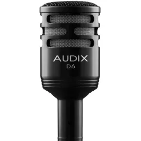 Audix D6 Dynamic Cardioid Kick Drum Microphone