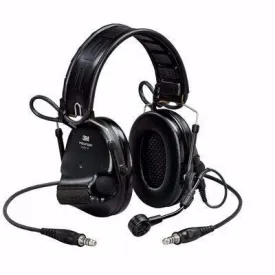 Black 3M PELTOR Swat-Tac VI NIB Dual Comm Headset