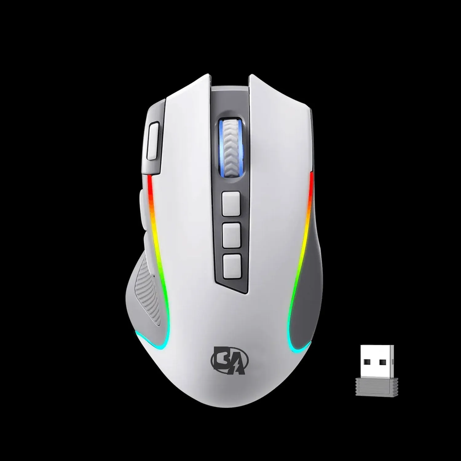 BOLT AXTION M612 RGB Gaming Mouse, 8000 DPI, 11 Programmable Buttons, 5 Backlit Modes