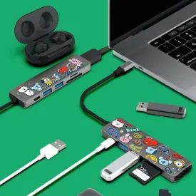 BT21 Hole in One 6-in-1 Multi USB Type-C Hub