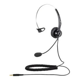 Calltel T800 Mono-Ear Headset - Noise-Cancelling Mic - Single 3.5Mm Jack