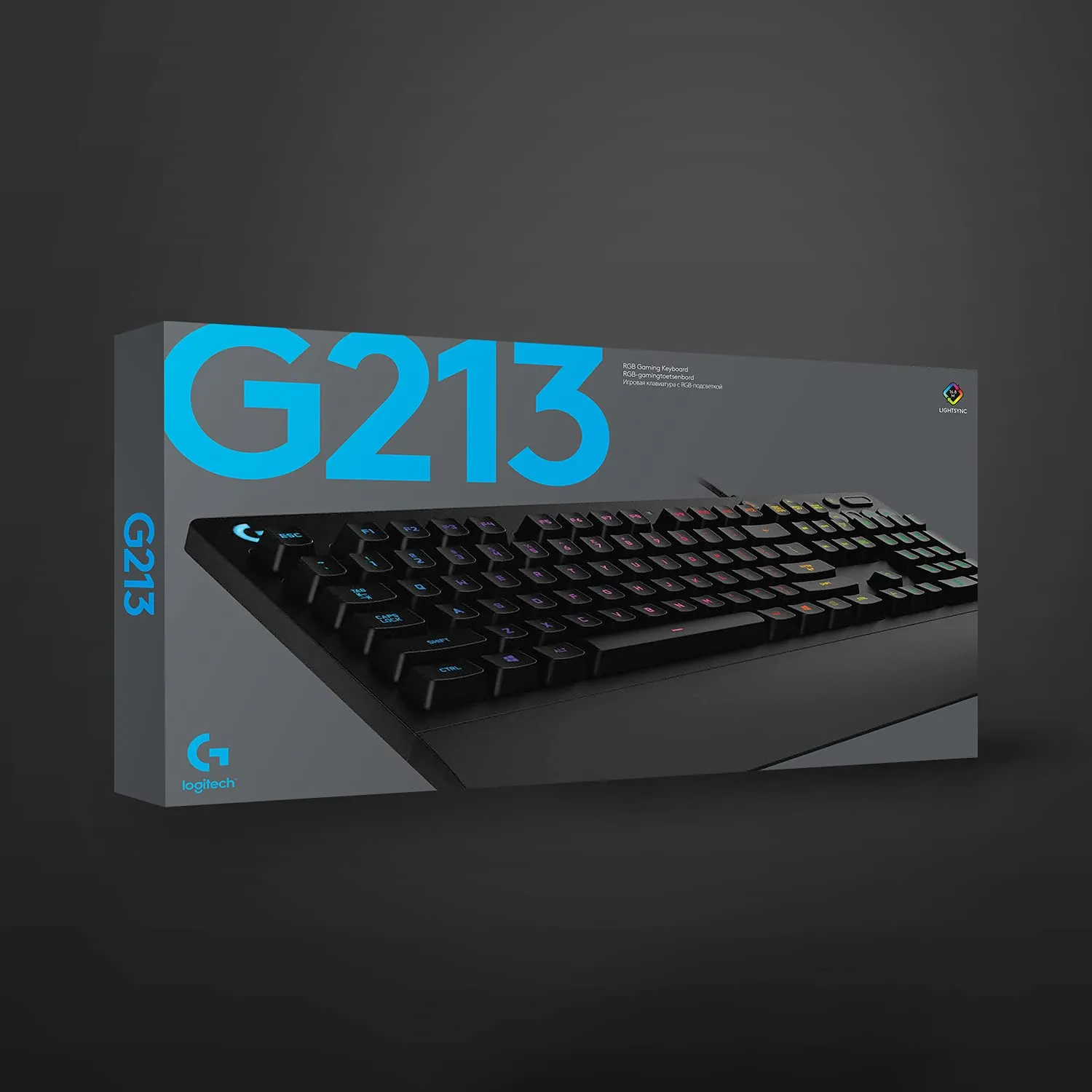 Certified Refurbished - Logitech G213 Prodigy Gaming Keyboard, LIGHTSYNC RGB Backlit Keys - Black