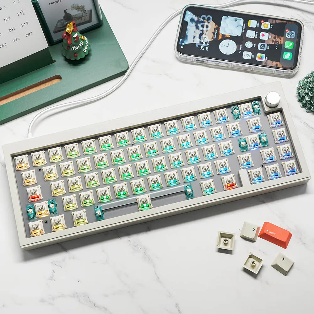 CIDOO V65 V3 Three Mode VIA Mechanical Keyboard