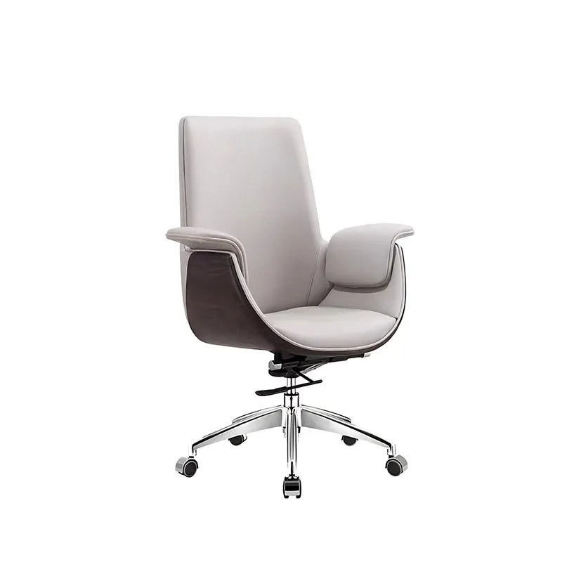 Comfortable Adjustable PU Leather Office Chairs with Headrests LBY-K001