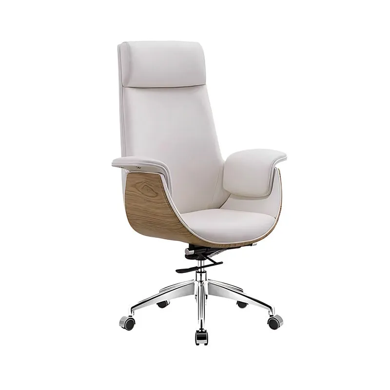 Comfortable Adjustable PU Leather Office Chairs with Headrests LBY-K001