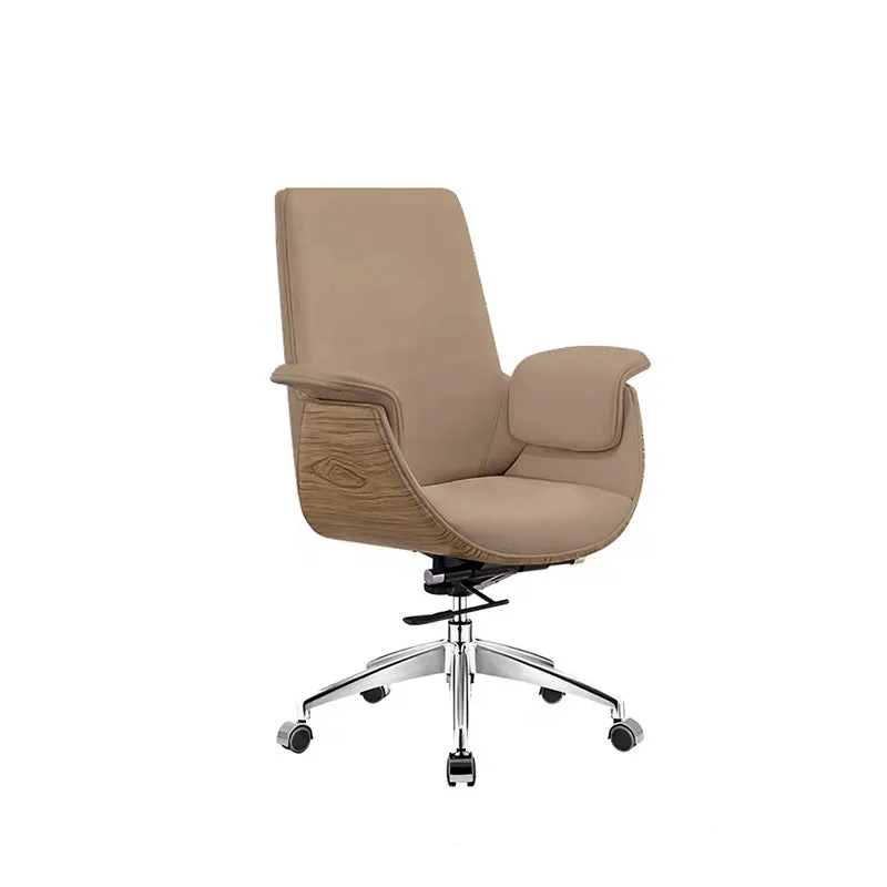 Comfortable Adjustable PU Leather Office Chairs with Headrests LBY-K001