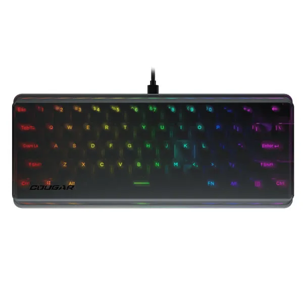 COUGAR Puri Mini RGB Mini Gaming Keyboard wit RED Mechanical Swithces