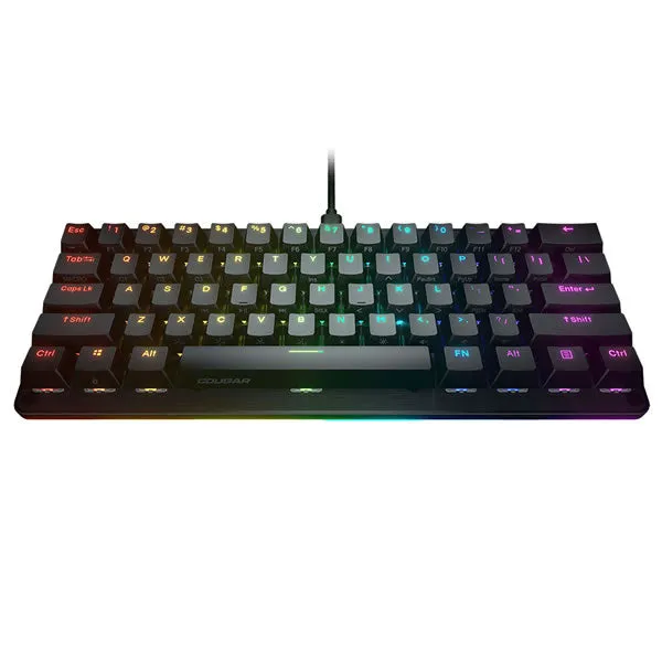 COUGAR Puri Mini RGB Mini Gaming Keyboard wit RED Mechanical Swithces