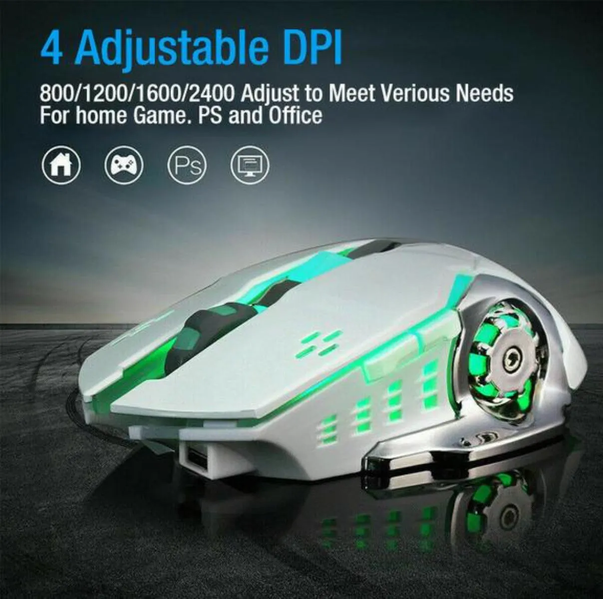 Dargon Z9 Alpha 2400 DPI Wireless Gaming Mouse