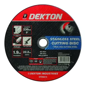 DEKTON 230mm Stainless Steel Cutting Disc - Ultra Thin