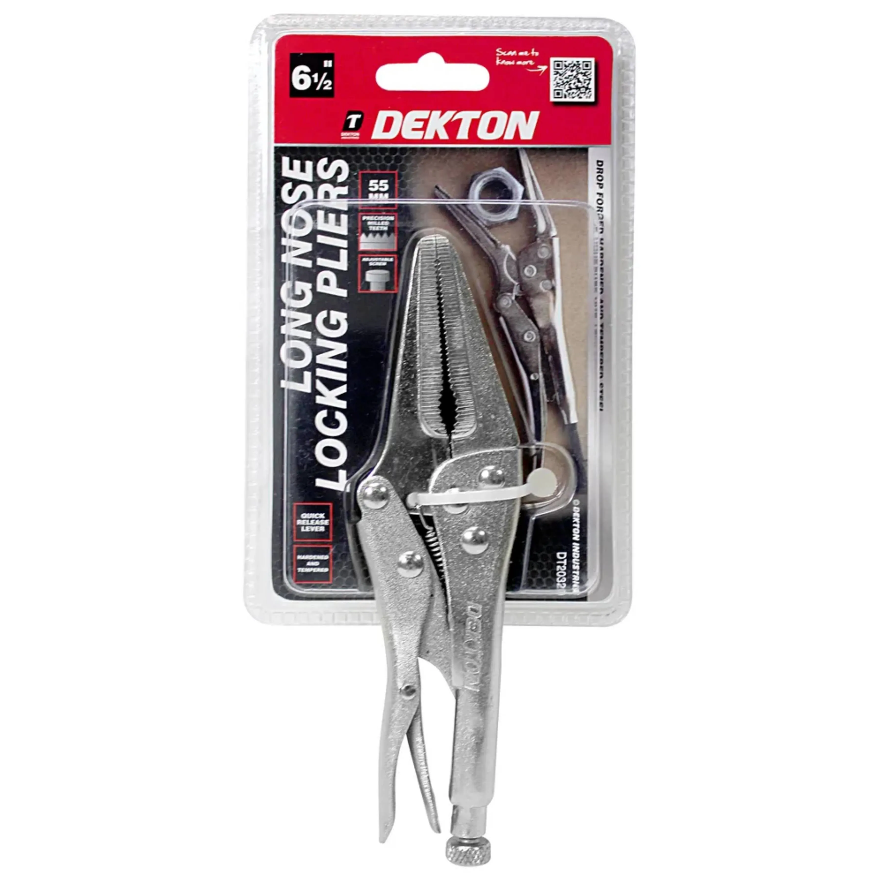 DEKTON Long Nose Locking Grip Plier