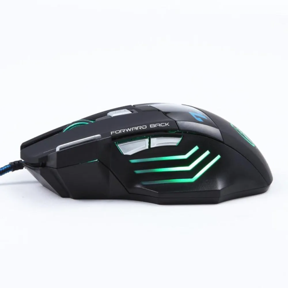 Discounted Wholesale 7 Buttons USB Wired Optical Gaming Mouse