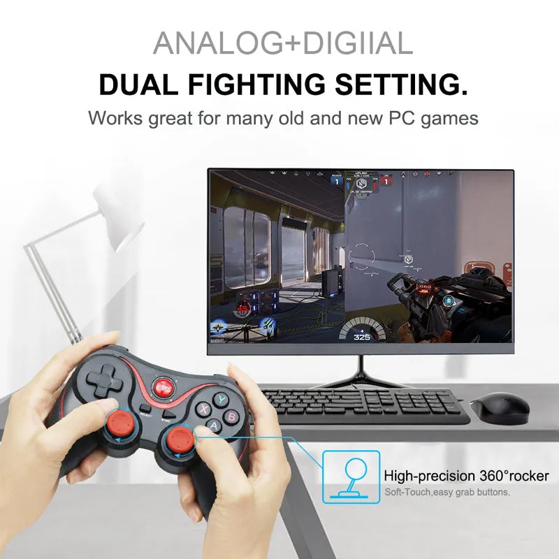 Dragon TX3 Wireless Bluetooth Mobile Gaming Controller for Android and Pcs