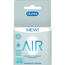 Durex Air Condom- 3 Pack