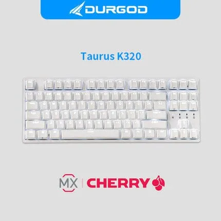 DURGOD K320/K310 White Light Mechanical Keyboard