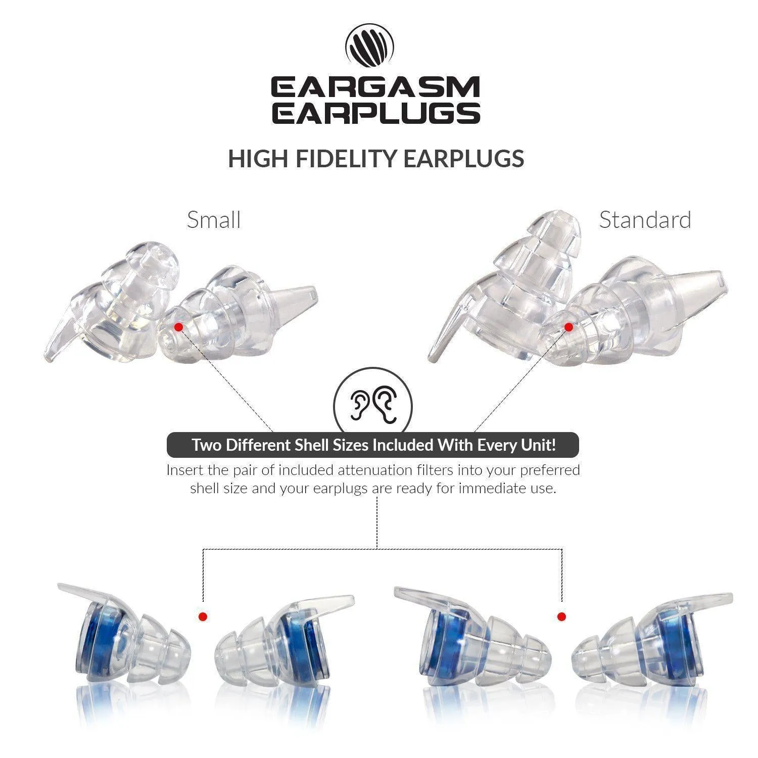 Eargasm High Fidelity Earplugs