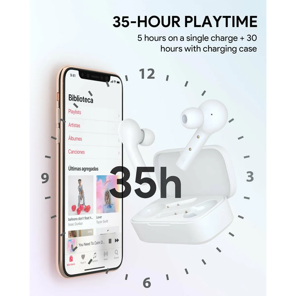 EP-T21 Move Compact True Wireless Earbuds 35 Hours Playtimes