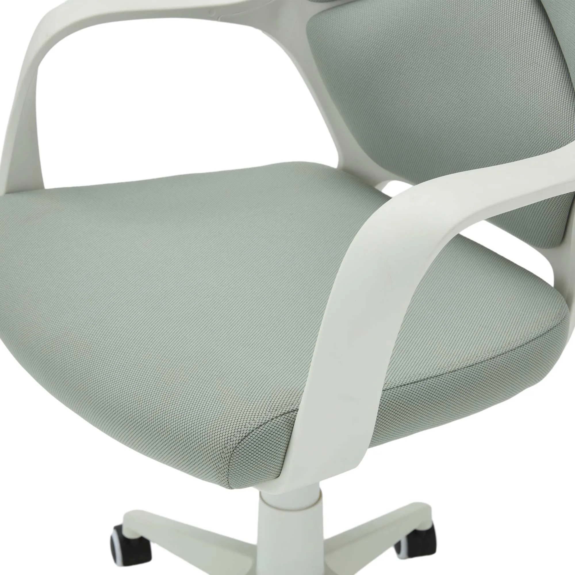 Ergonomic Office Chair Height Adjustable with Swivel Rolling, Green