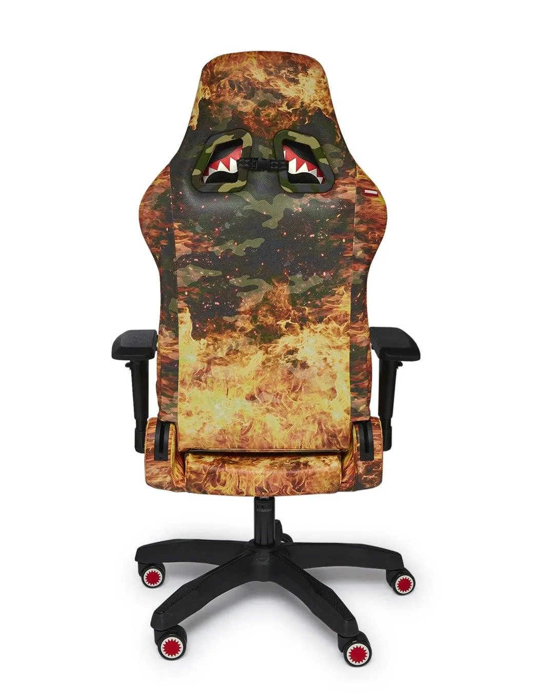 FIRE CAMO GAMING CHAIR - SUPER RARE