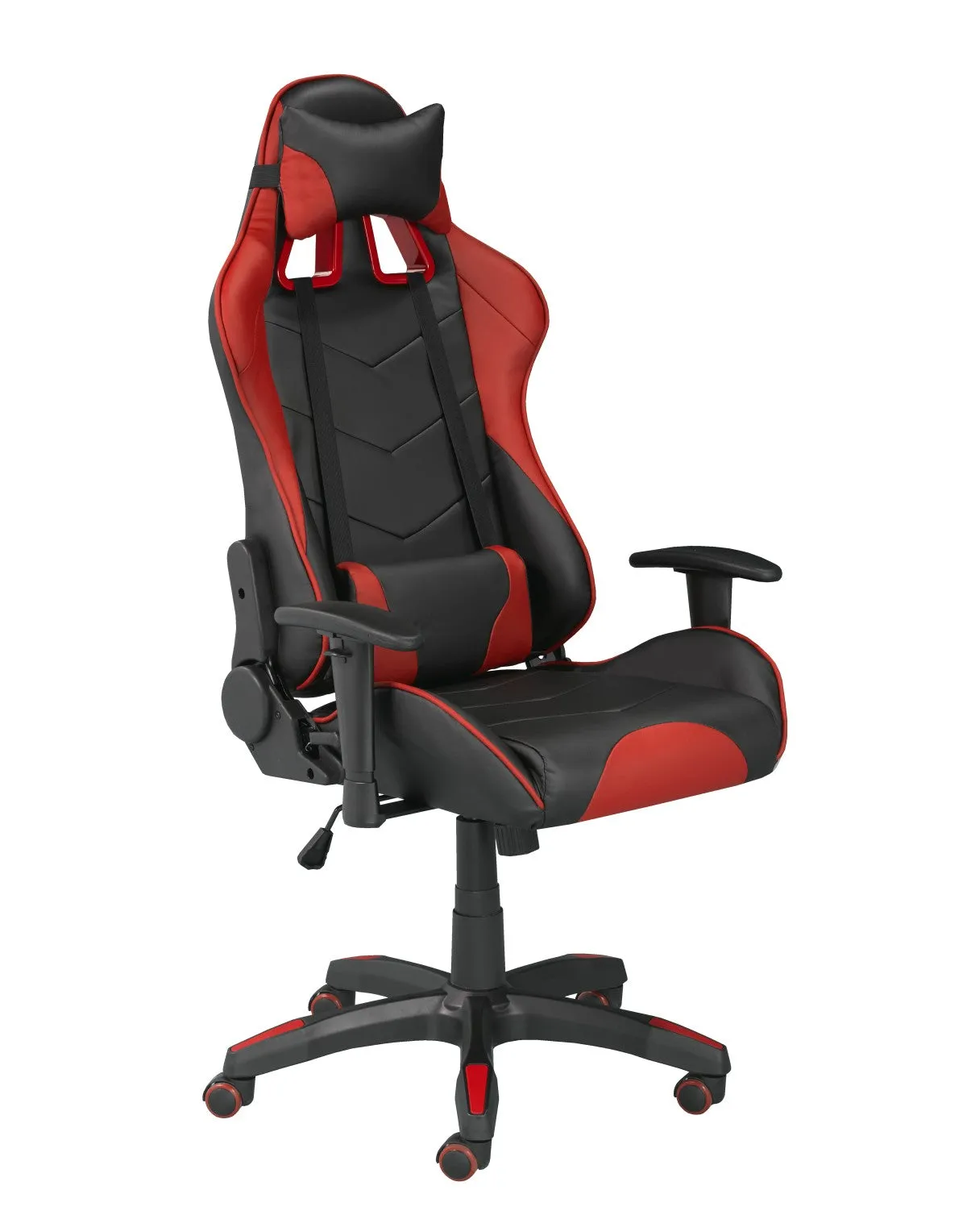 Gaming Desk & Chair Set, Black/Red