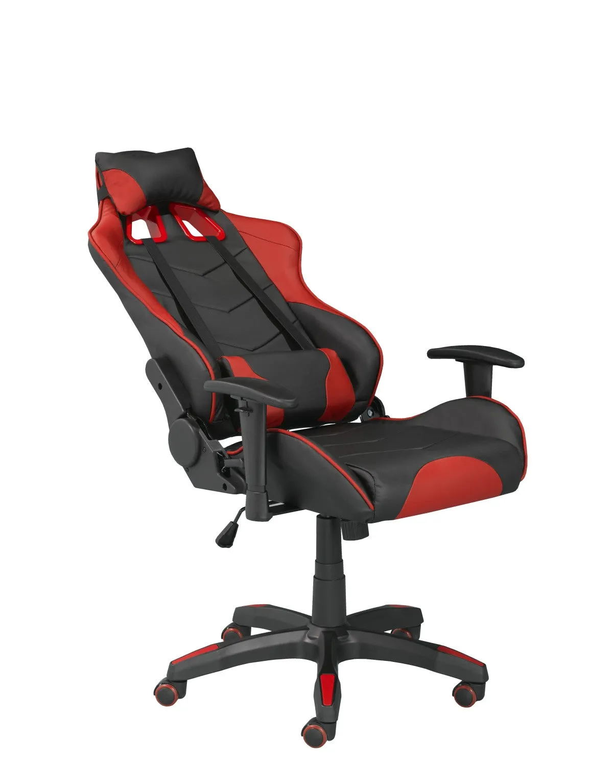 Gaming Desk & Chair Set, Black/Red