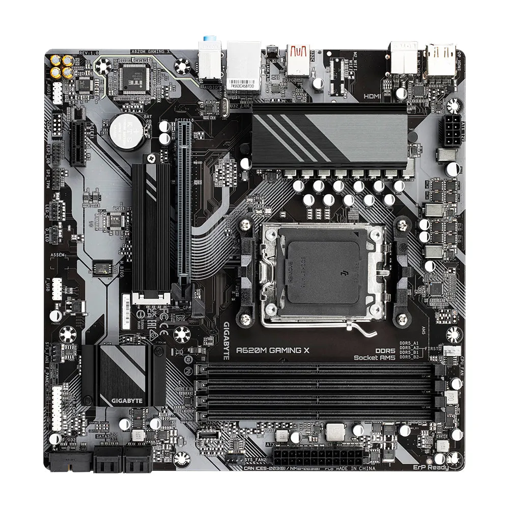 Gigabyte Mainboard A620m Gaming X - Micro Atx - Socket Amd Am5 - Amd A620