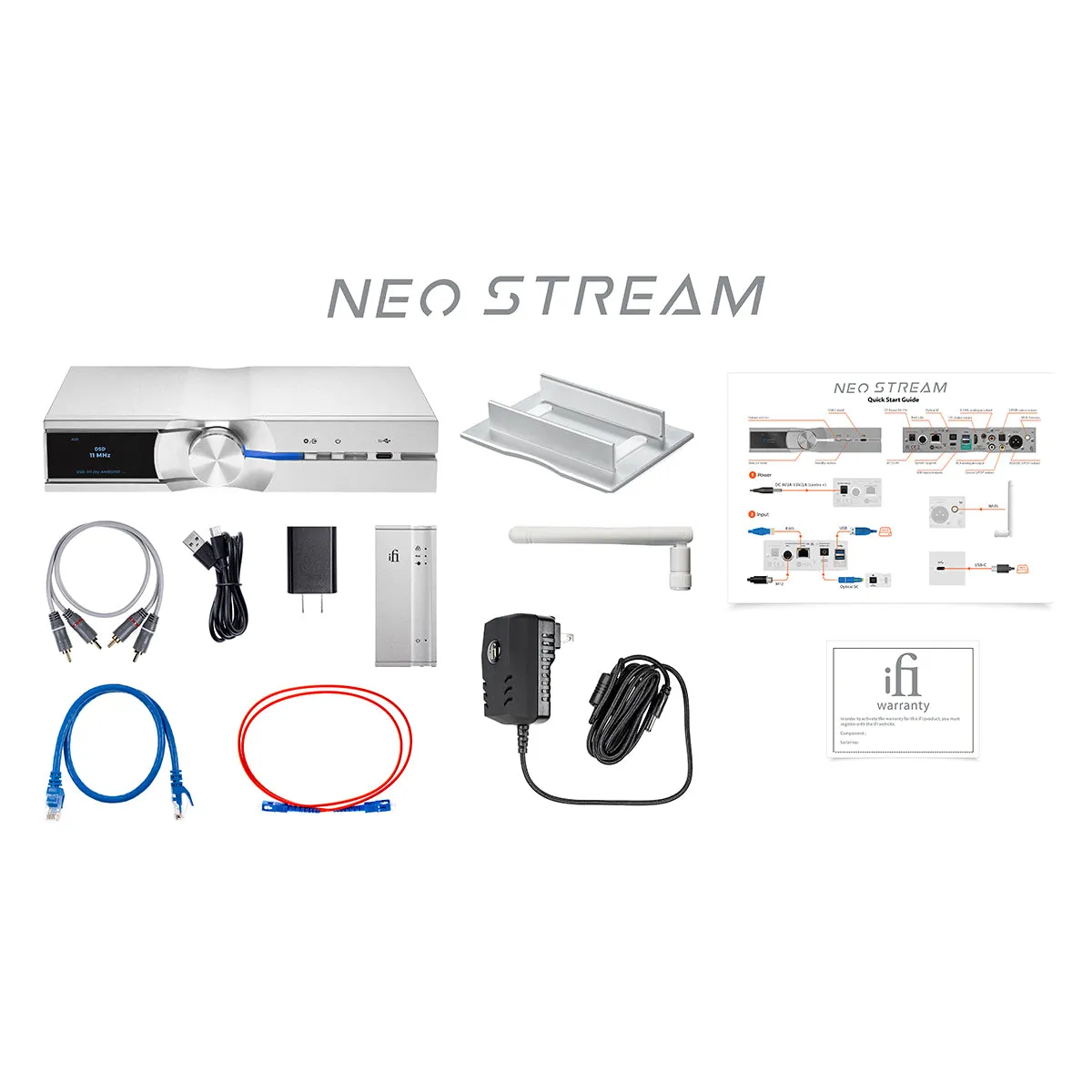 iFi NEO Stream High-resolution Wi-Fi Audio Transport and DAC