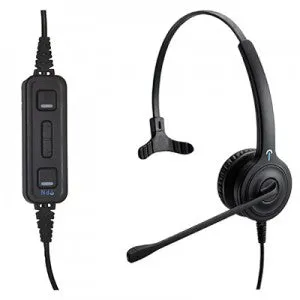 IPN Entry-level USB Monaural/ Binaural Headset w/ Noise-canceling Mic & Call/Vol/Mute Control (IPN-U1/ U2)