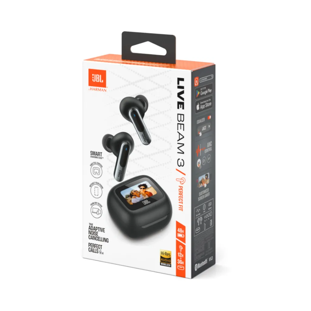 JBL Live Beam 3 True wireless Noise Cancelling closed-stick earbuds