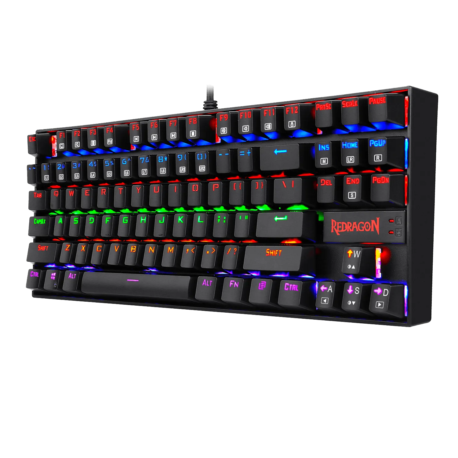 KUMARA K552 LED Rainbow Backlit Wired Keyboard