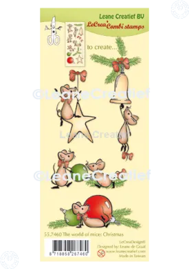 LeCreaDesign Combi Clear Stamp The World Of Mice Christmas