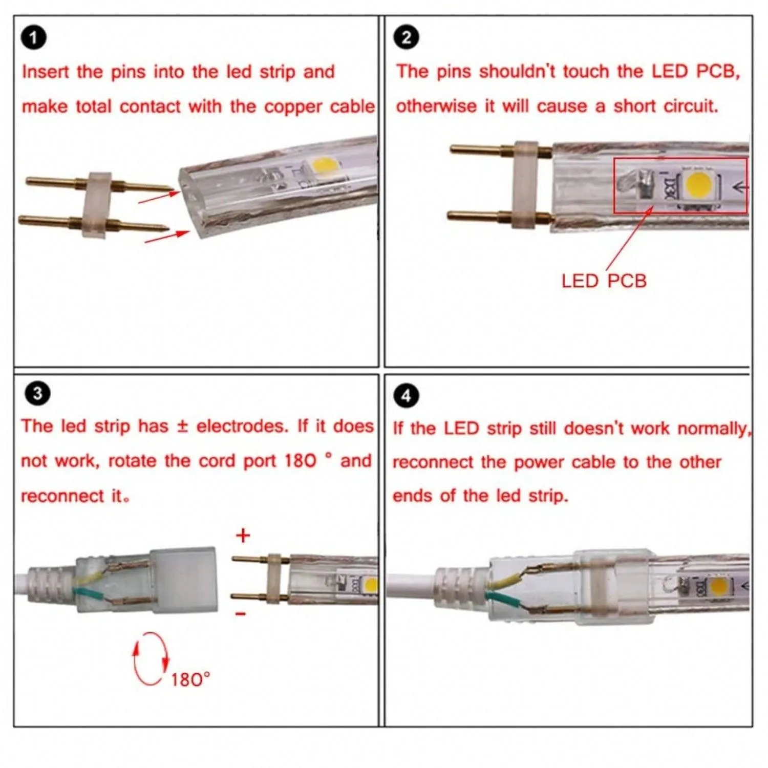 LED Strip Light 220V 240V SMD 5730 180LEDs/m 23-Key RF Remote Control 1500W Dimmer Transformer for Brightness Adjustment