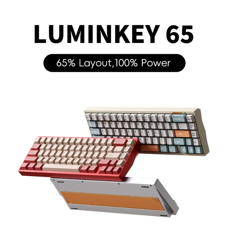 LUMINKEY65 Hot-swappable VIA  Aluminium Alloy Mechanical Keyboard