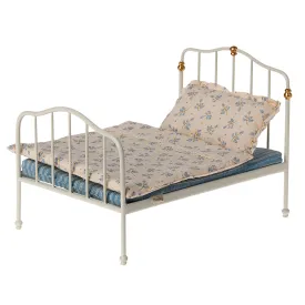 Maileg Double Bed, Mouse - Off White