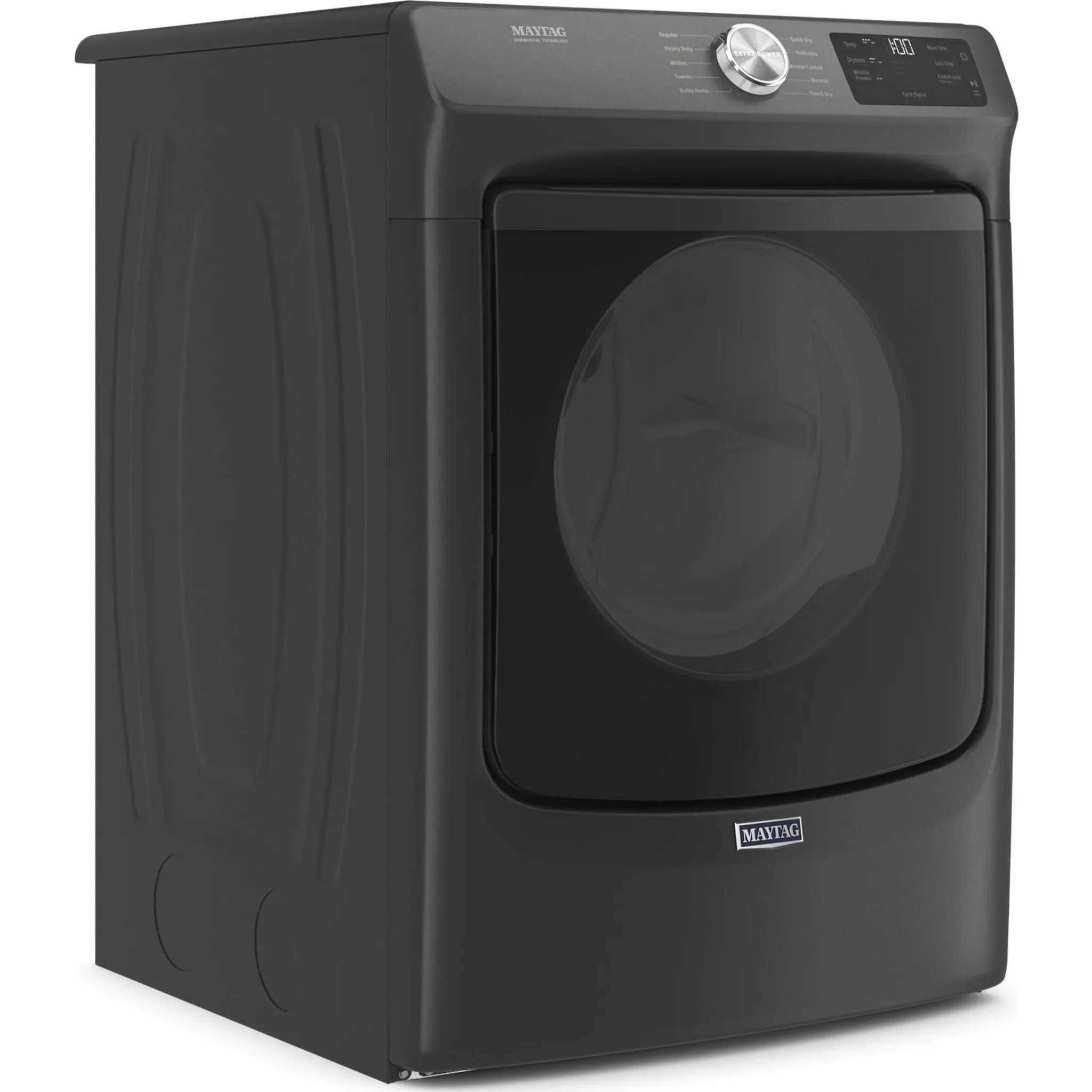 Maytag Front Load Electric Dryer with Extra Power and Quick Dry cycle - 7.3 cu. ft. (YMED5630MBK)