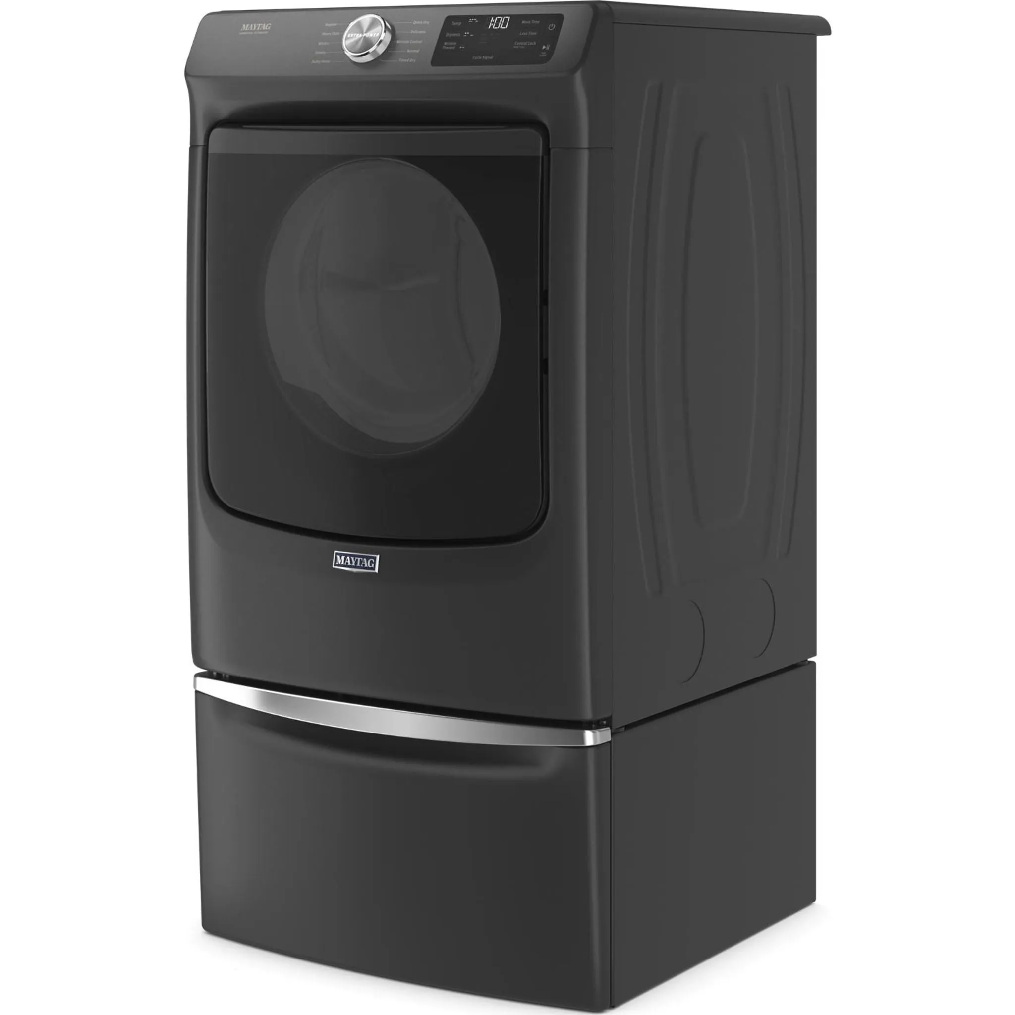 Maytag Front Load Electric Dryer with Extra Power and Quick Dry cycle - 7.3 cu. ft. (YMED5630MBK)