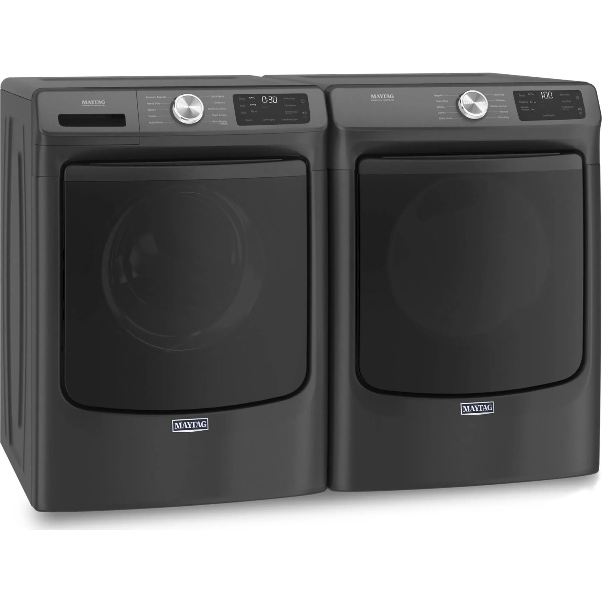 Maytag Front Load Electric Dryer with Extra Power and Quick Dry cycle - 7.3 cu. ft. (YMED5630MBK)